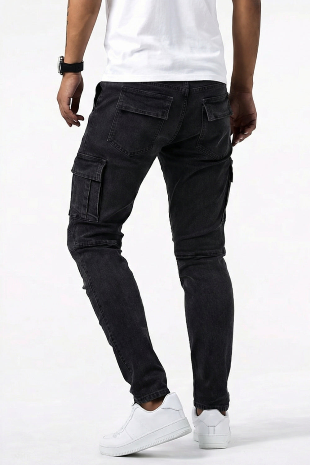 JEANS CARGO ELASTICIZZATI