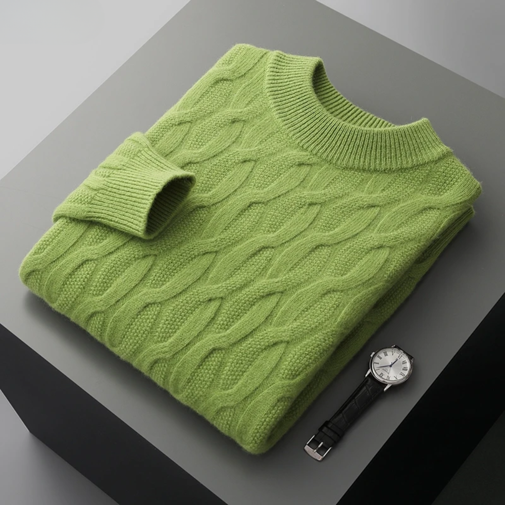 LINO I Elegante maglione stampato in cashmere
