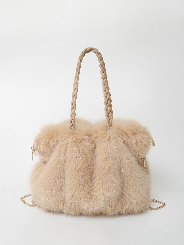 CHARLOTTE | Elegant Soft Plush Shoulder Bag