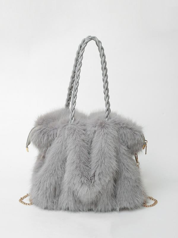 CHARLOTTE | Elegant Soft Plush Shoulder Bag