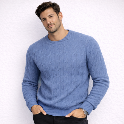 LINO I Elegante maglione stampato in cashmere