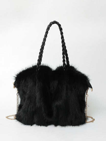 CHARLOTTE | Elegant Soft Plush Shoulder Bag