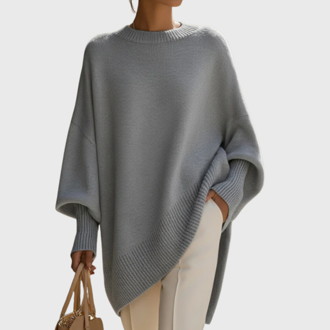 LIVIA | Suéter-poncho Oversize