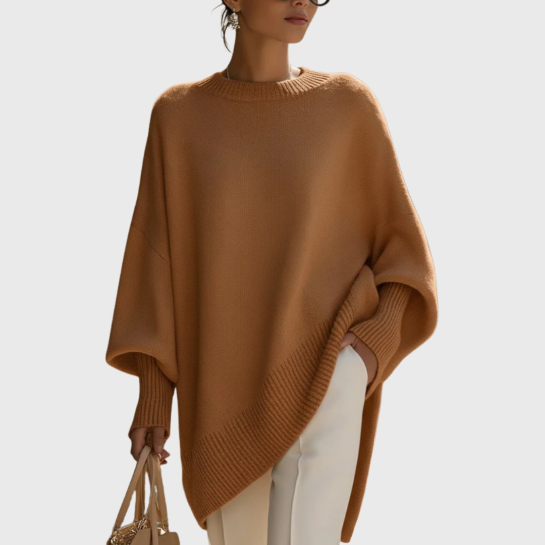 LIVIA | Suéter-poncho Oversize