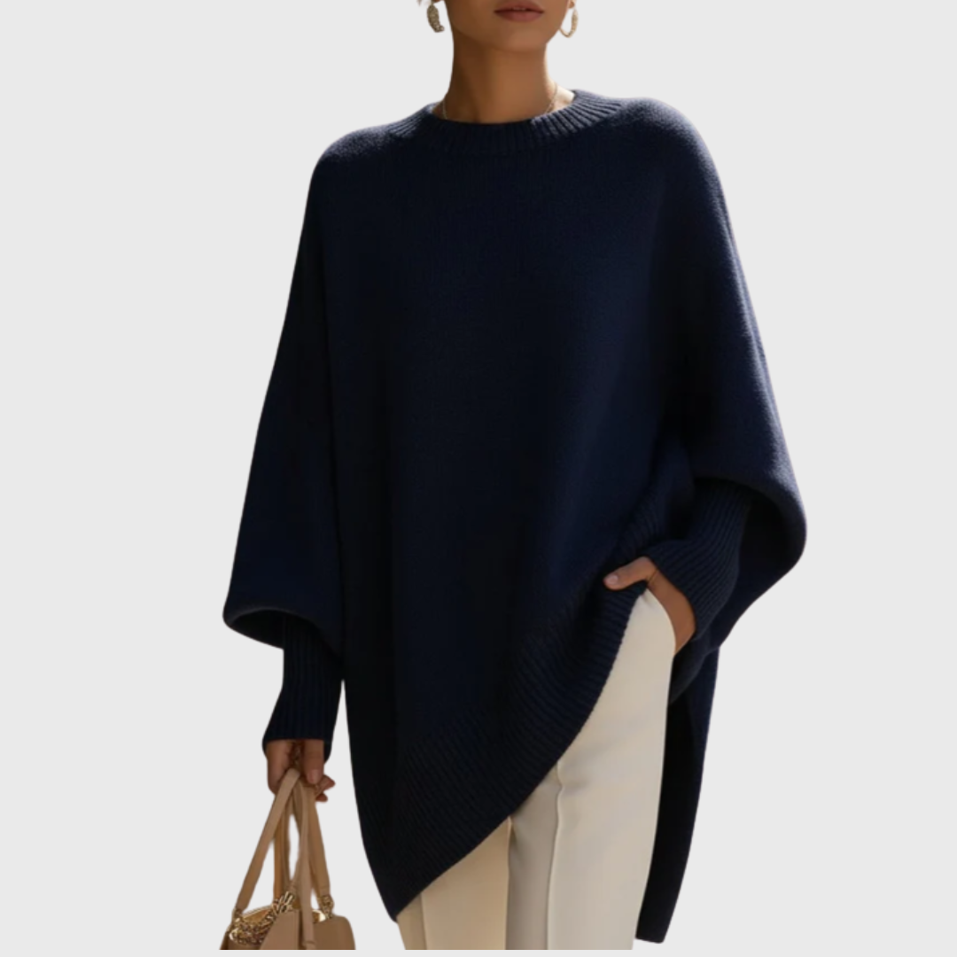 LIVIA | Suéter-poncho Oversize