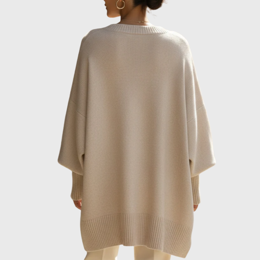 LIVIA | Suéter-poncho Oversize
