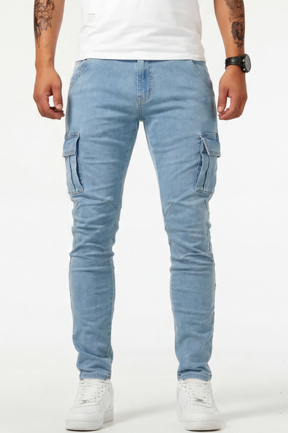 JEANS CARGO ELASTICIZZATI