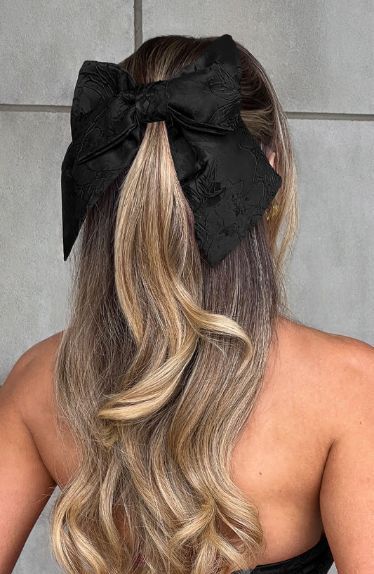SEREN | Hair clip with black bow