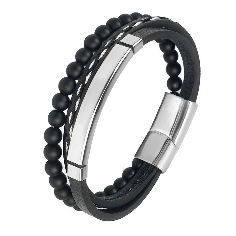 Luxury steel bracelet for men