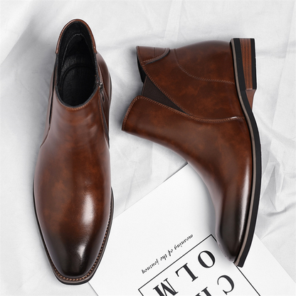 DROM I Elegant leather Chelsea boots