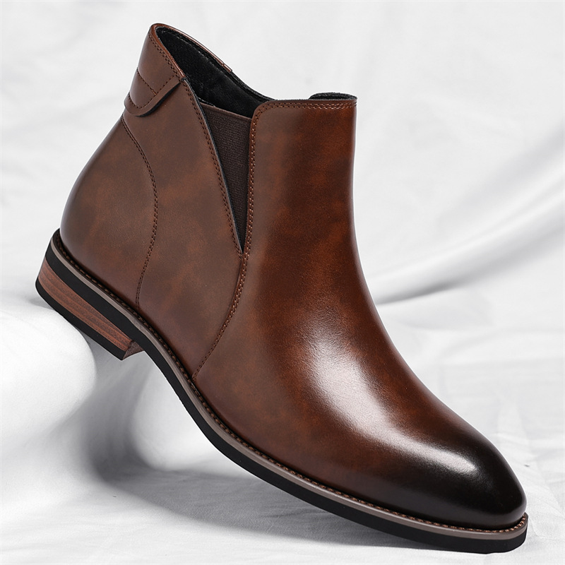 DROM I Elegant leather Chelsea boots