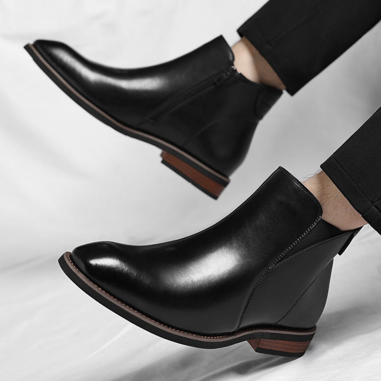 DROM I Elegant leather Chelsea boots
