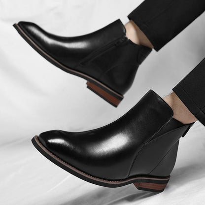 DROM I Elegant leather Chelsea boots