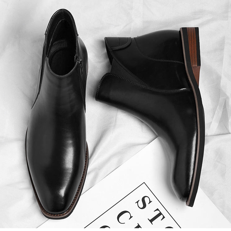 DROM I Elegant leather Chelsea boots