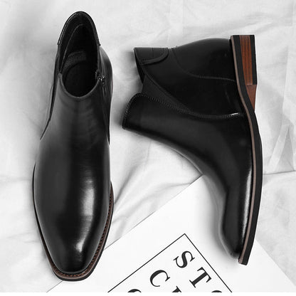 DROM I Elegant leather Chelsea boots