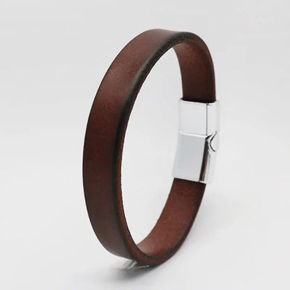 Men's leather bracelet