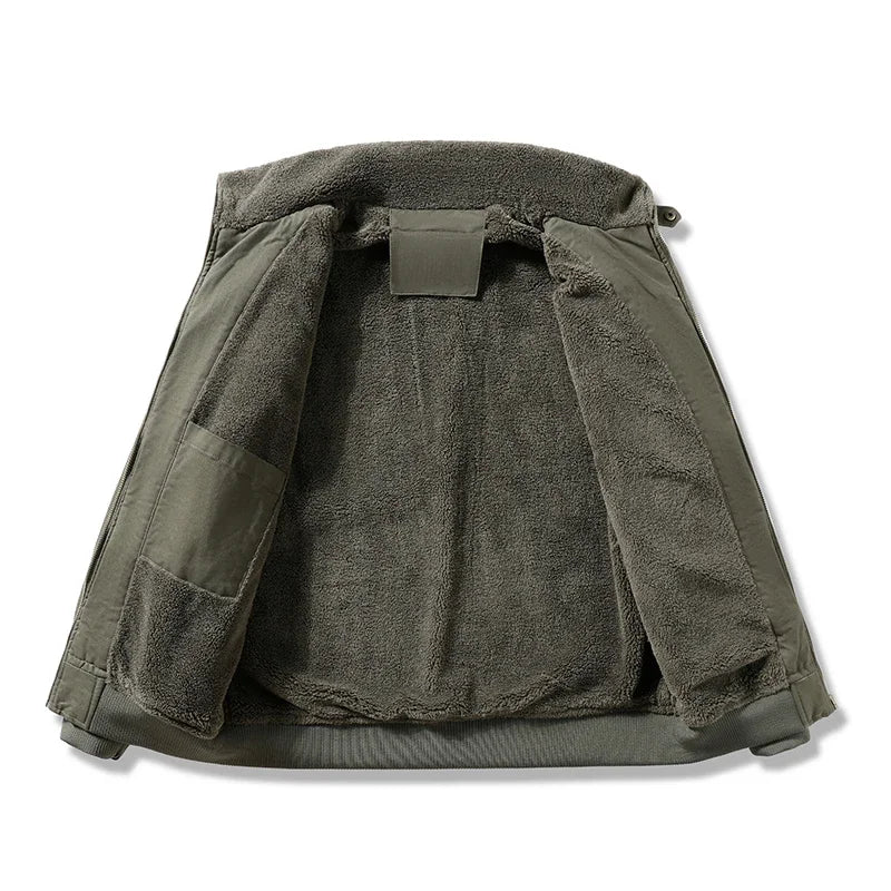 TROY I Chaqueta de algodón con forro polar