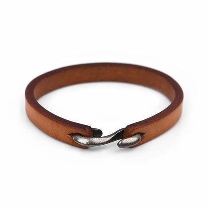 Men's leather bracelet