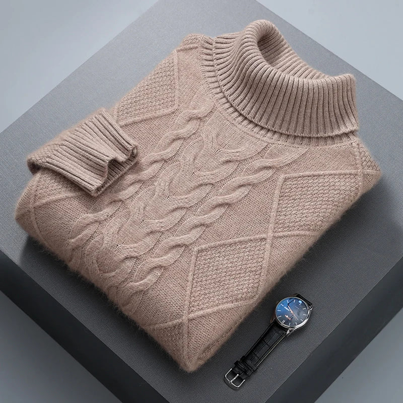 LOMA I Elegante maglione di cashmere stampato