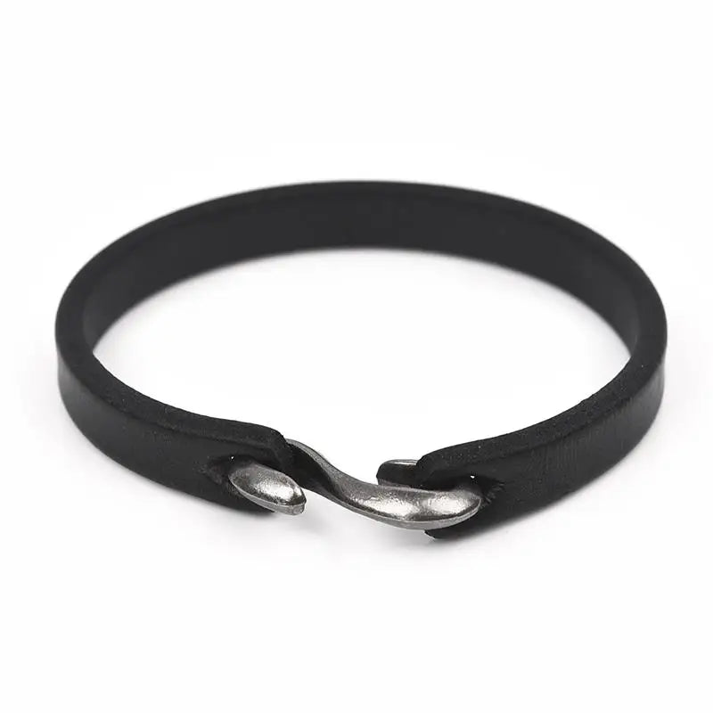 Men's leather bracelet