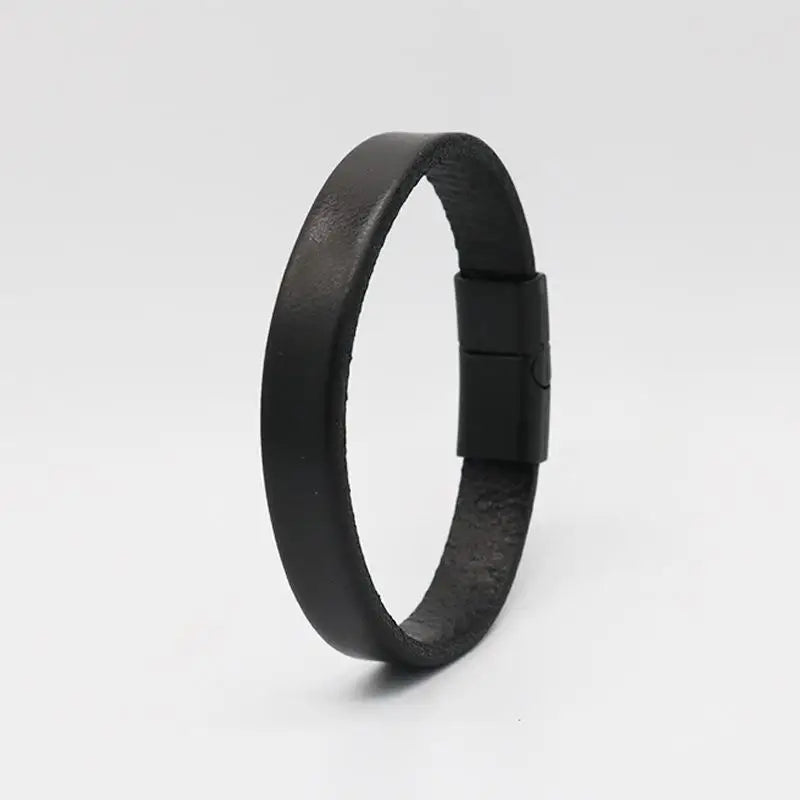 Men's leather bracelet