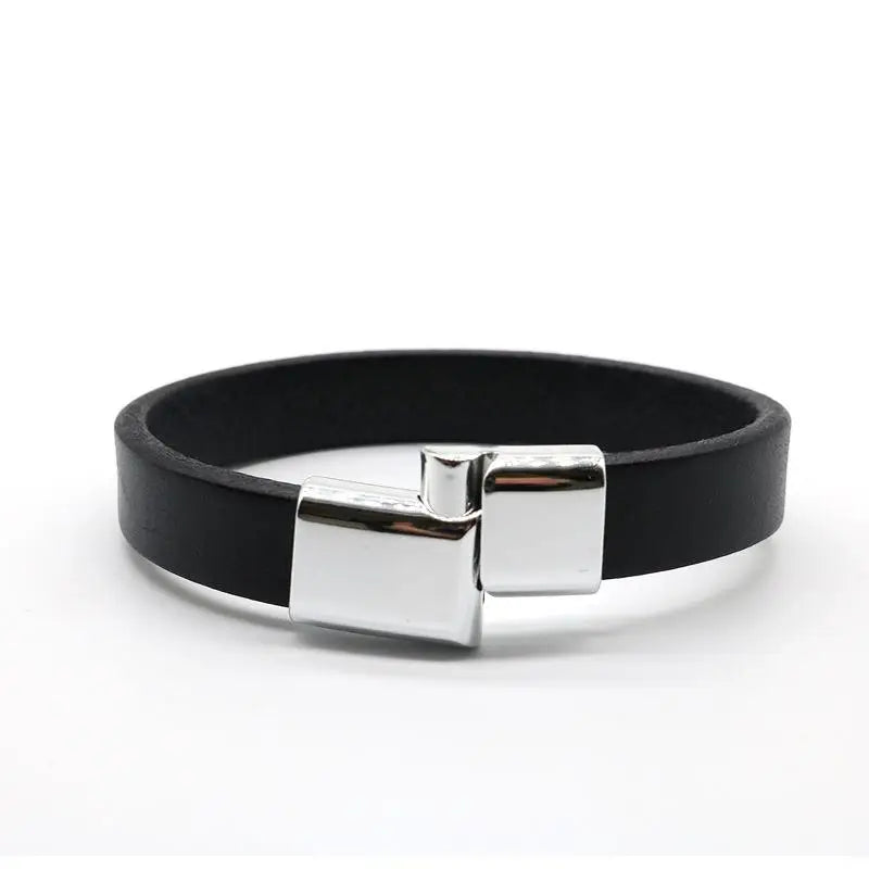 Men's leather bracelet