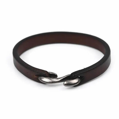 Men's leather bracelet