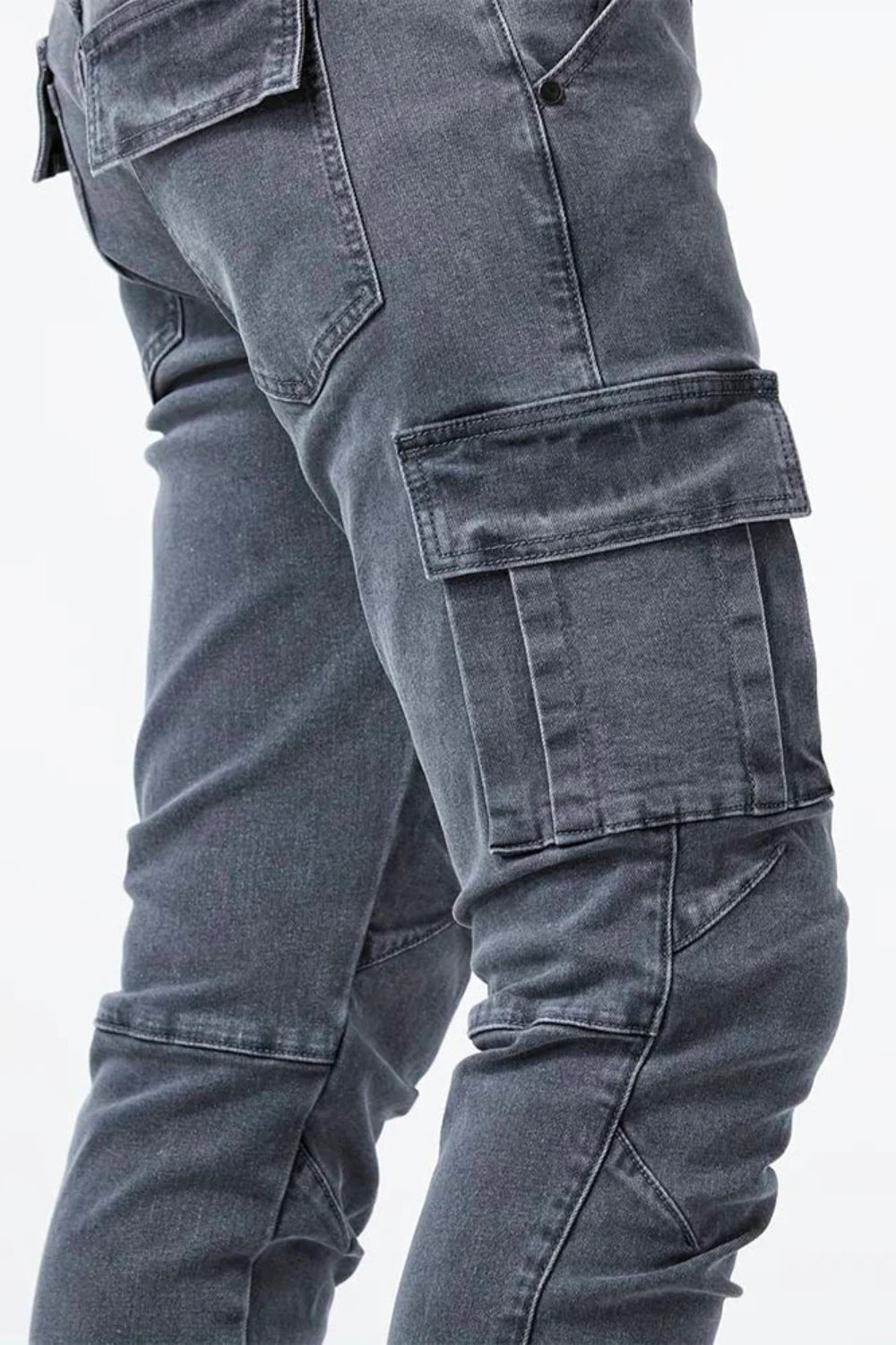 JEANS CARGO ELASTICIZZATI