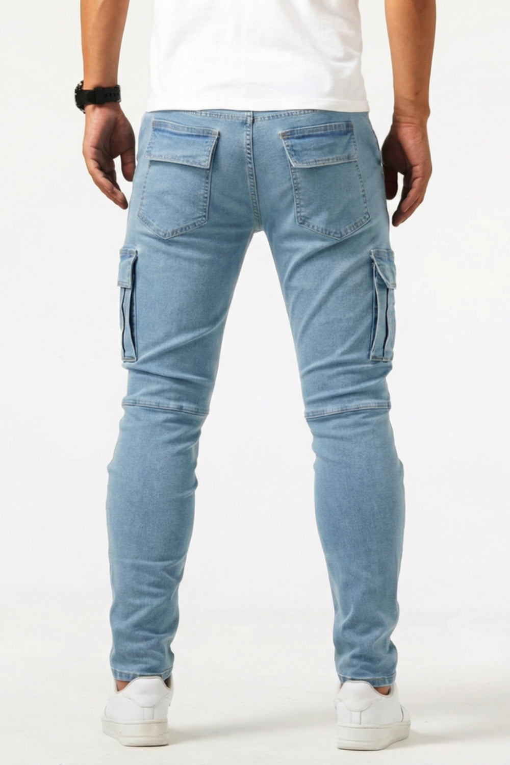 JEANS CARGO ELASTICIZZATI