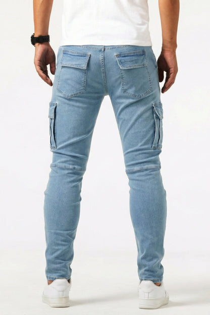 JEANS CARGO ELASTICIZZATI