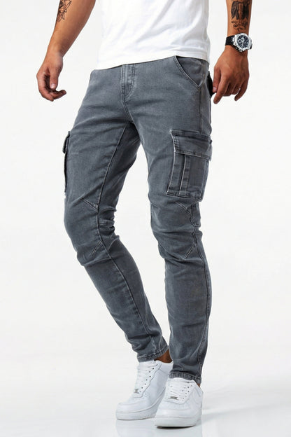 JEANS CARGO ELASTICIZZATI