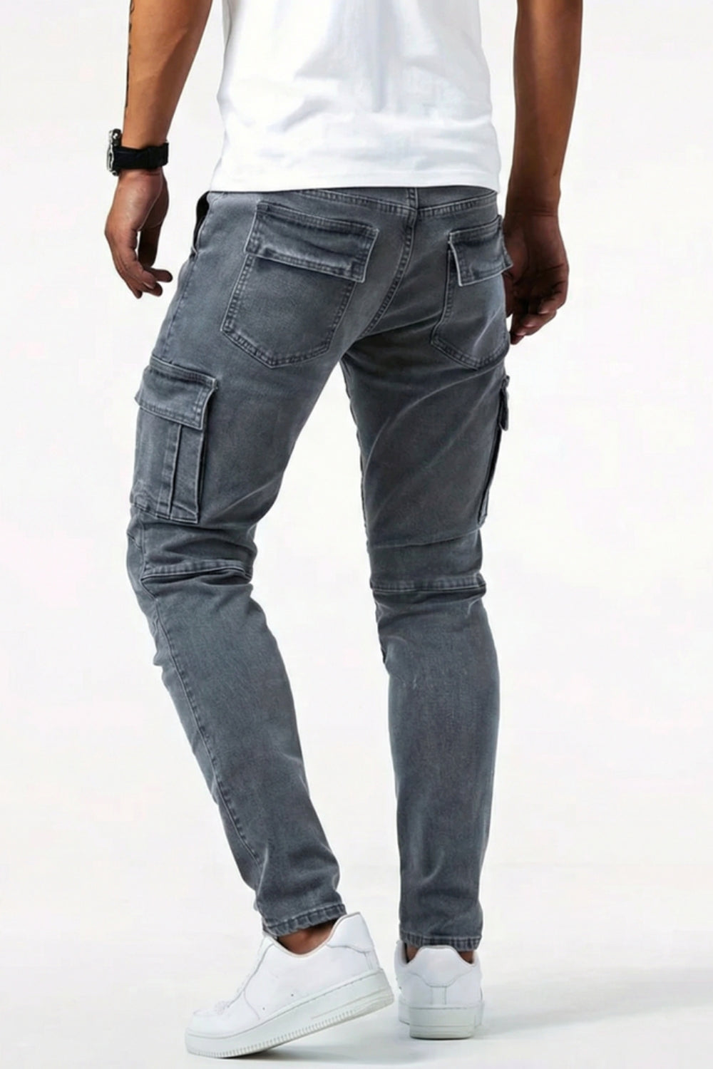 JEANS CARGO ELASTICIZZATI