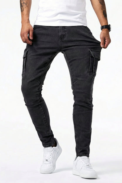 JEANS CARGO ELASTICIZZATI