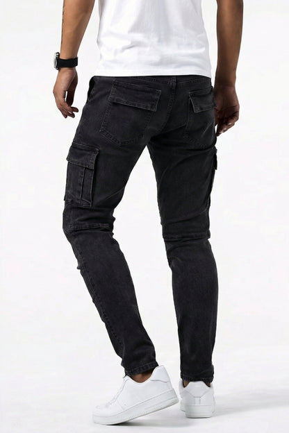 JEANS CARGO ELASTICIZZATI