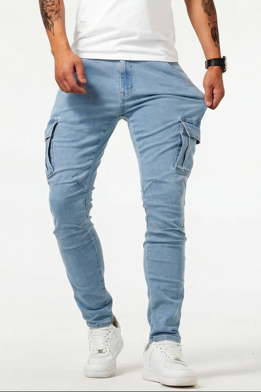 PARROT | ELASTIC CARGO JEANS