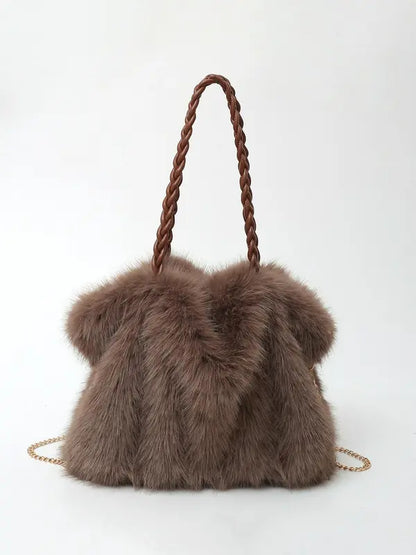 CHARLOTTE | Elegant Soft Plush Shoulder Bag