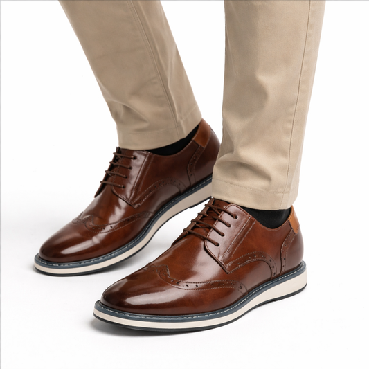 KAYO I Elegantes zapatos Oxford de cuero