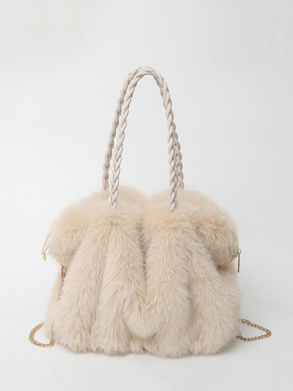 CHARLOTTE | Elegant Soft Plush Shoulder Bag