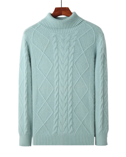 LOMA I Elegante maglione di cashmere stampato