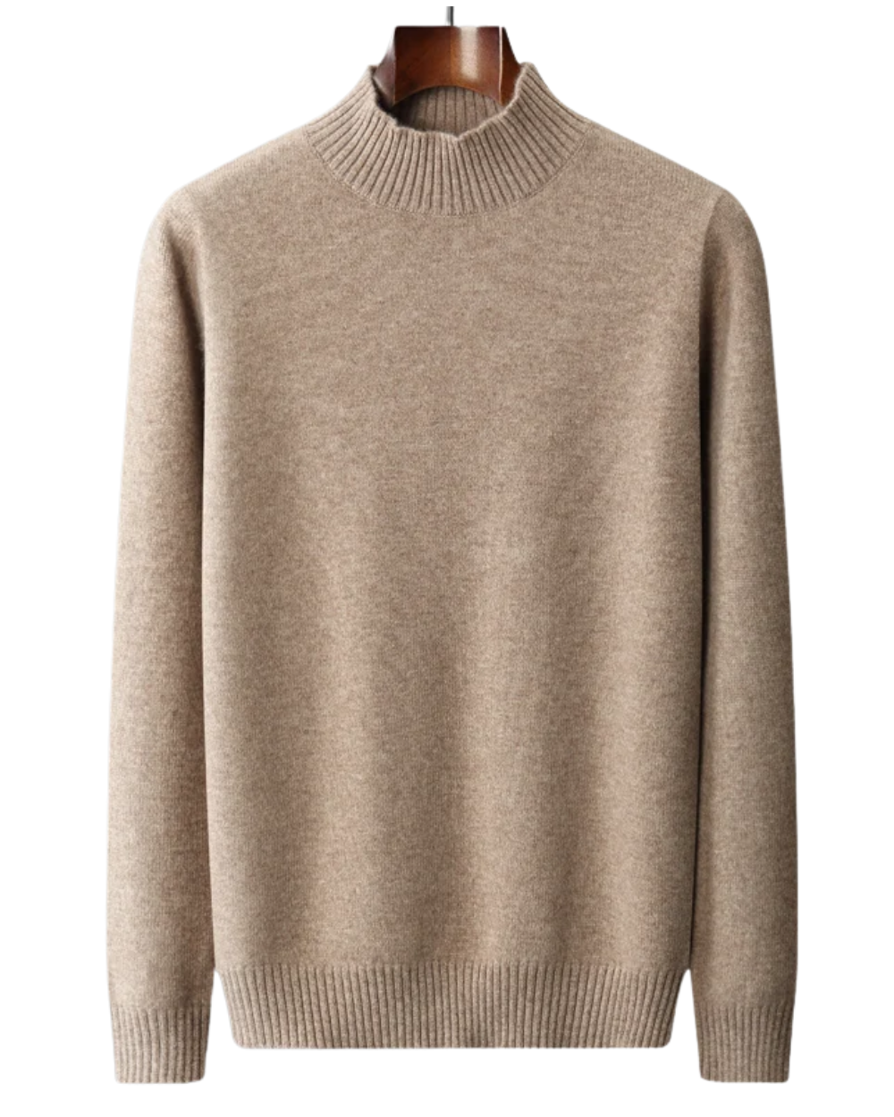 COVI I Elegante maglione a collo alto in lana merino