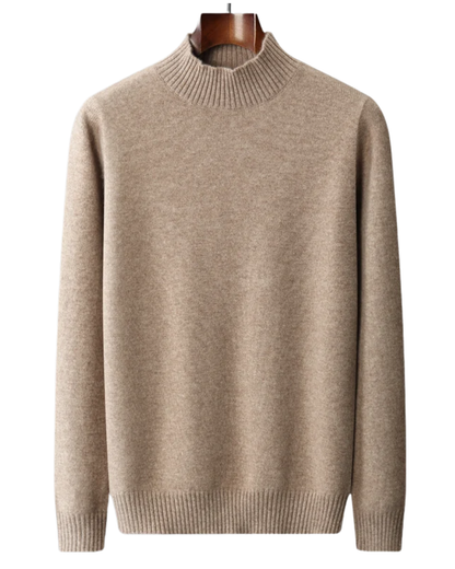 COVI I Elegante maglione a collo alto in lana merino