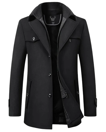 TROX I Elegante abrigo de lana